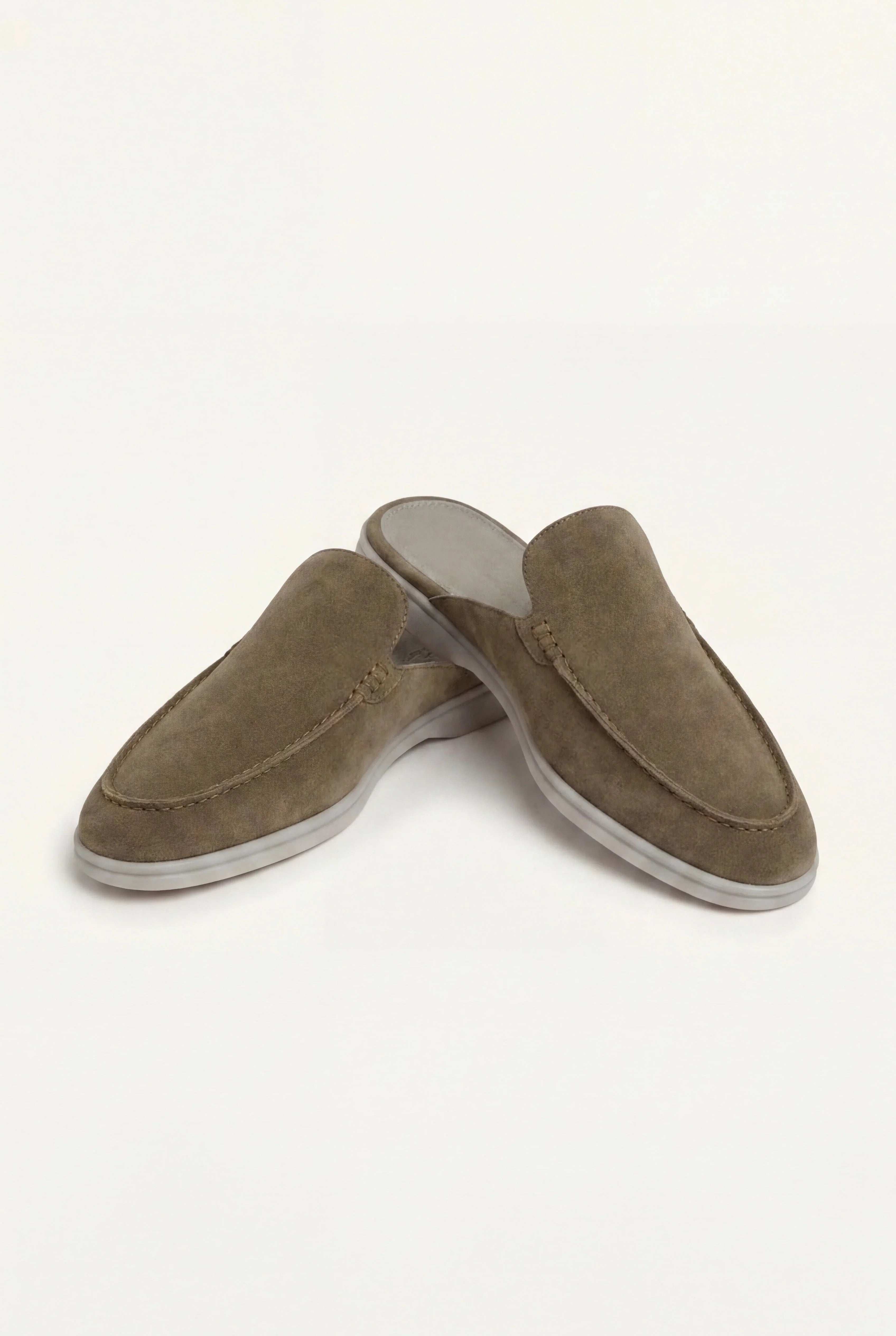 Suède Yacht Mule Olive