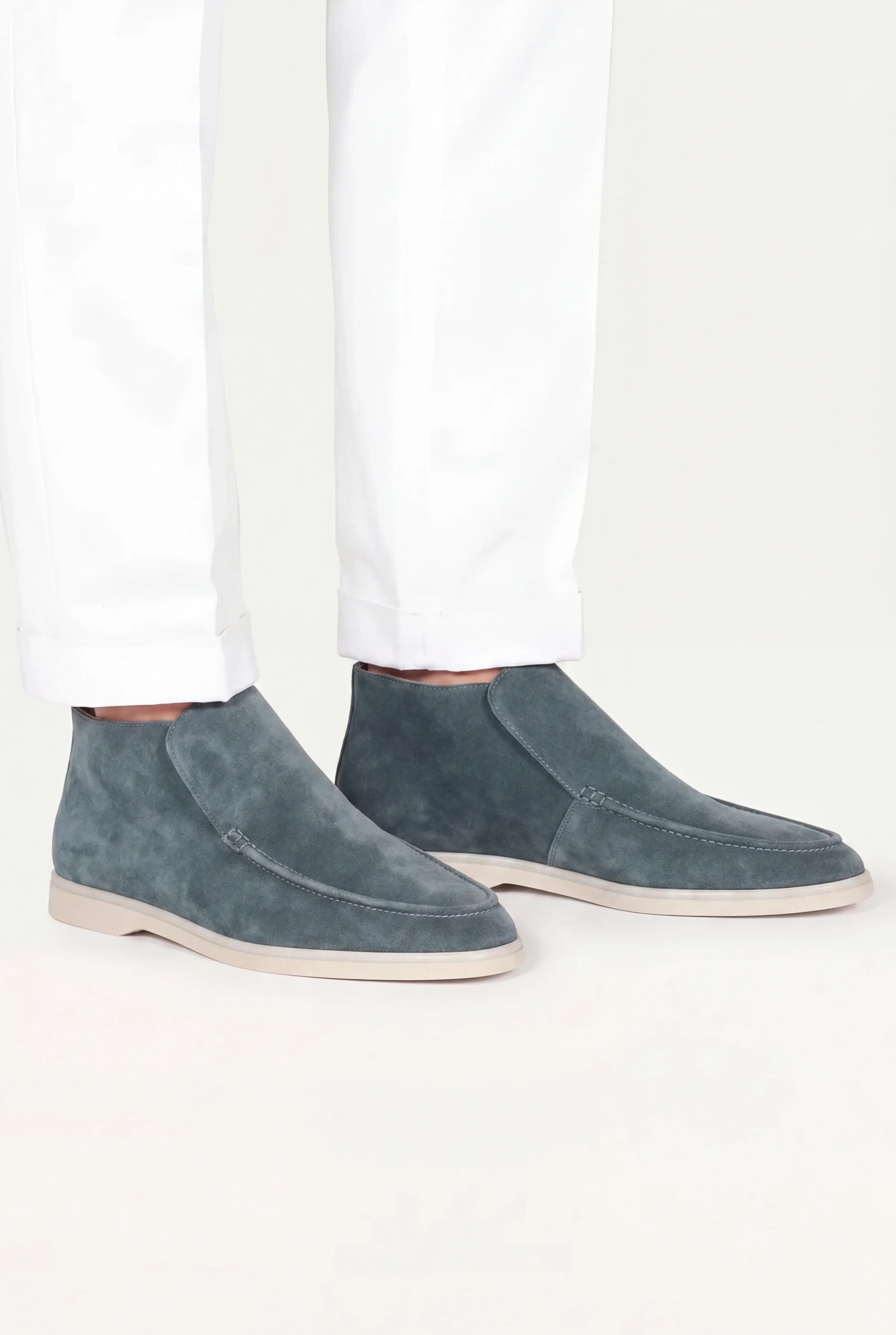 Mint Green City Loafers