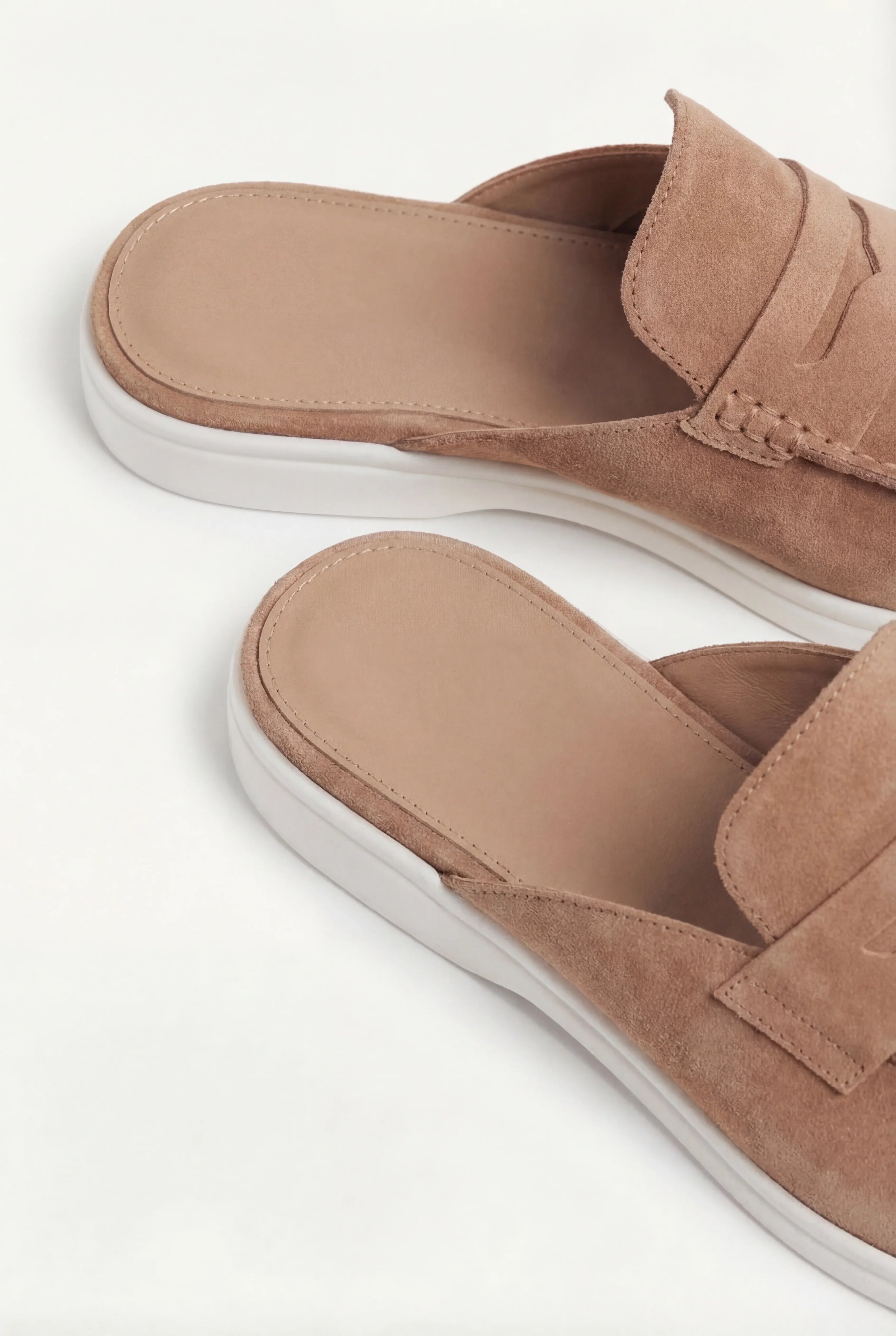 Suède Portside Mule Brown