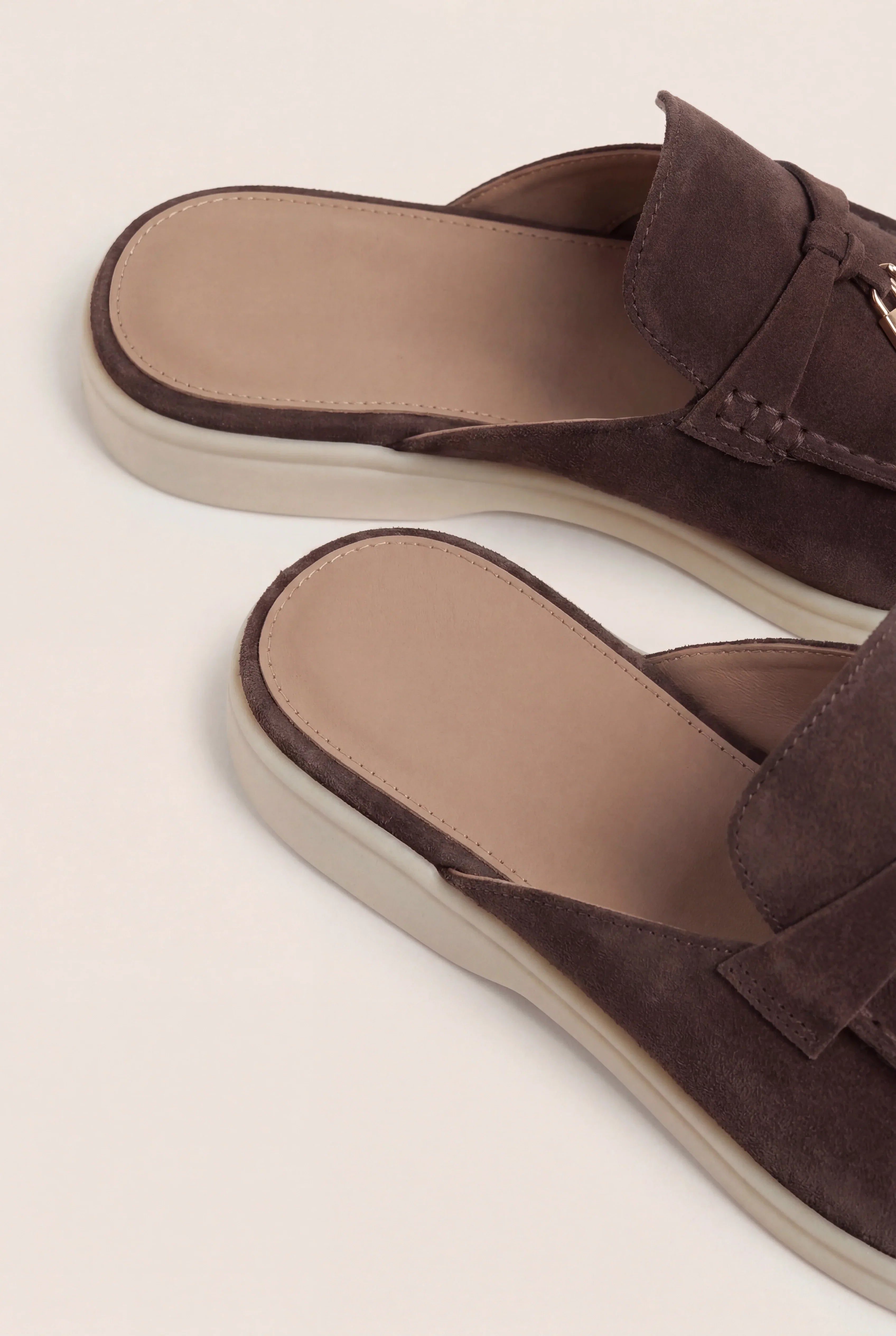 Suède Brown Explorer Mule