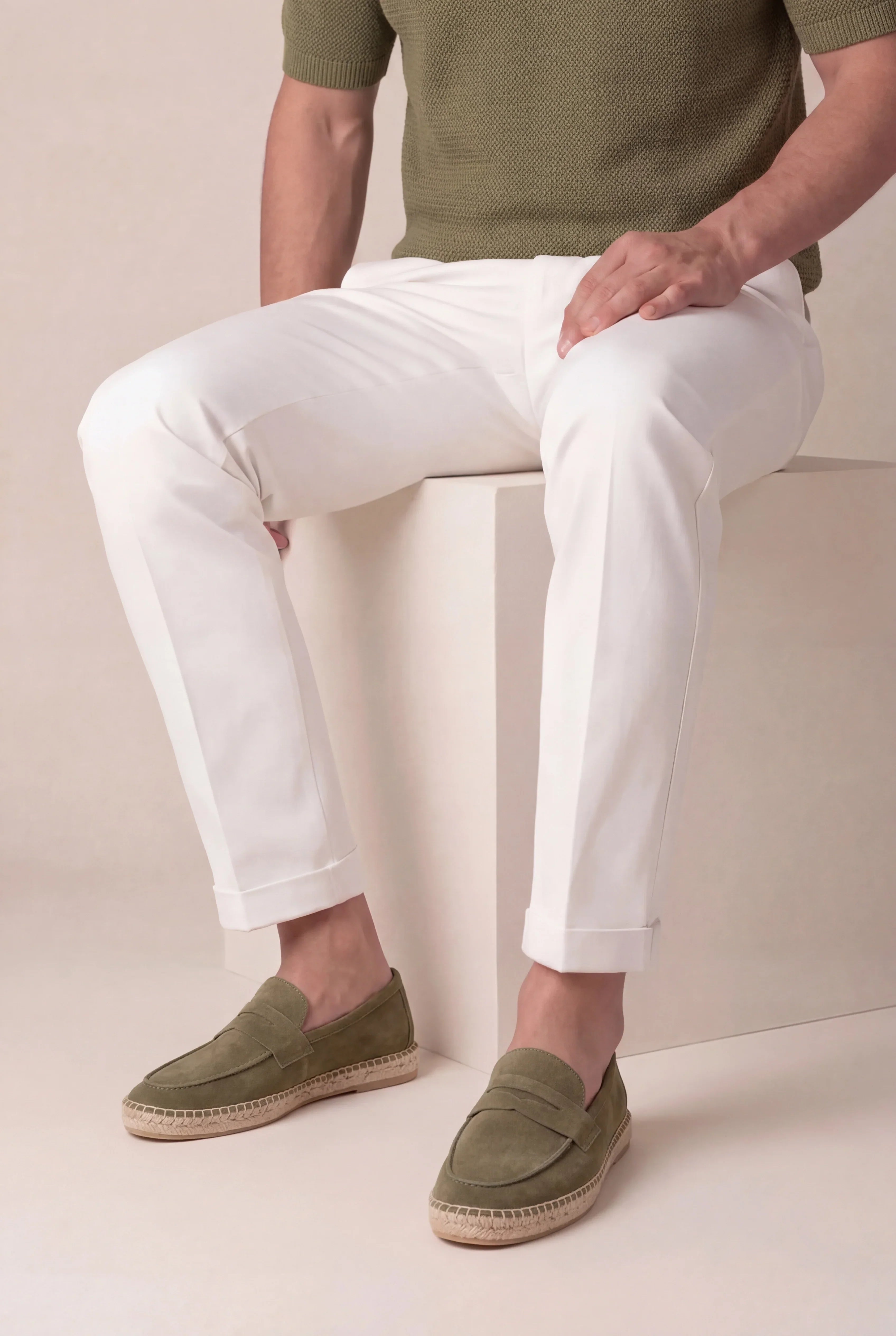Suède Seaside Loafer Olive