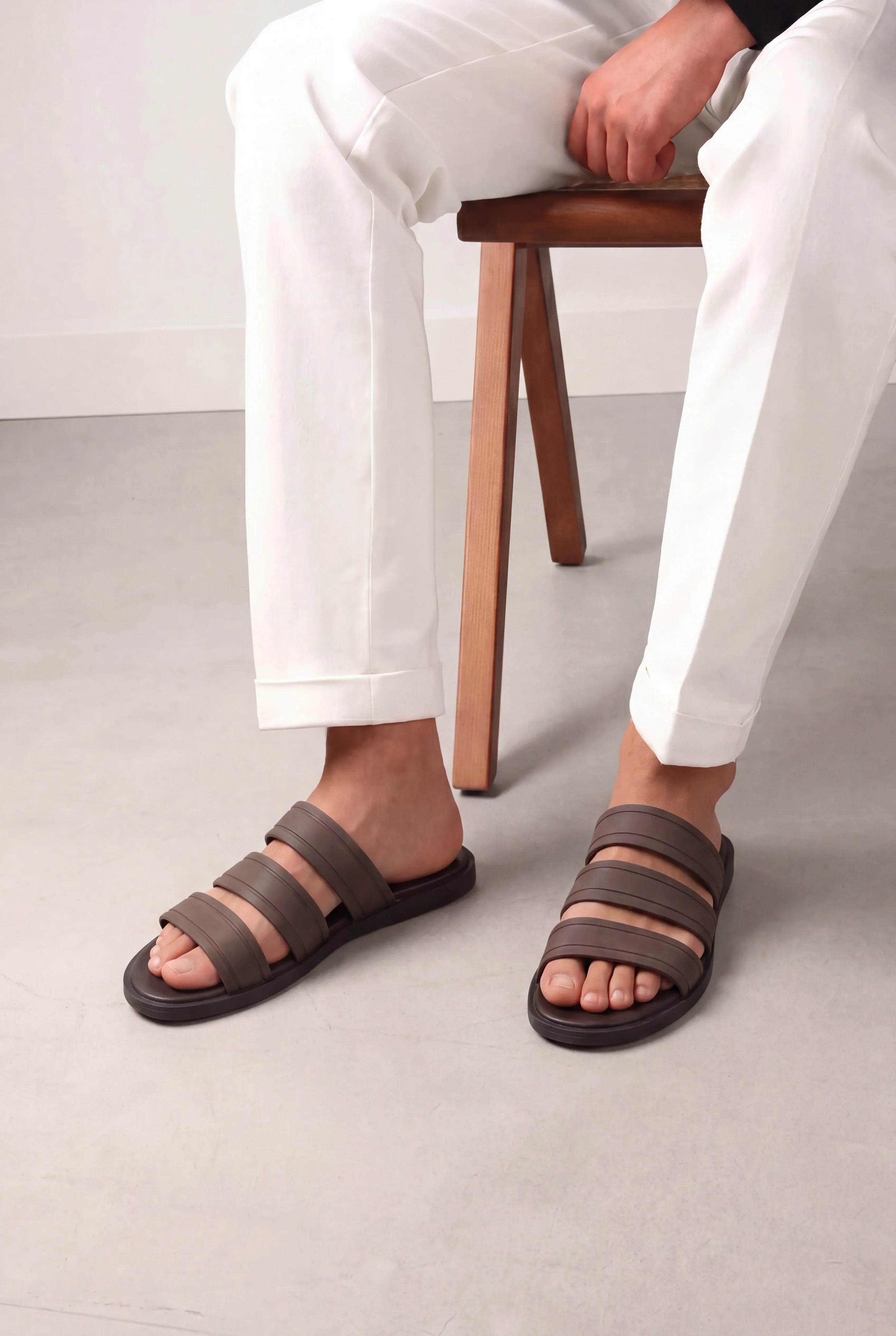 Brown Urban Sandal Calf Leather