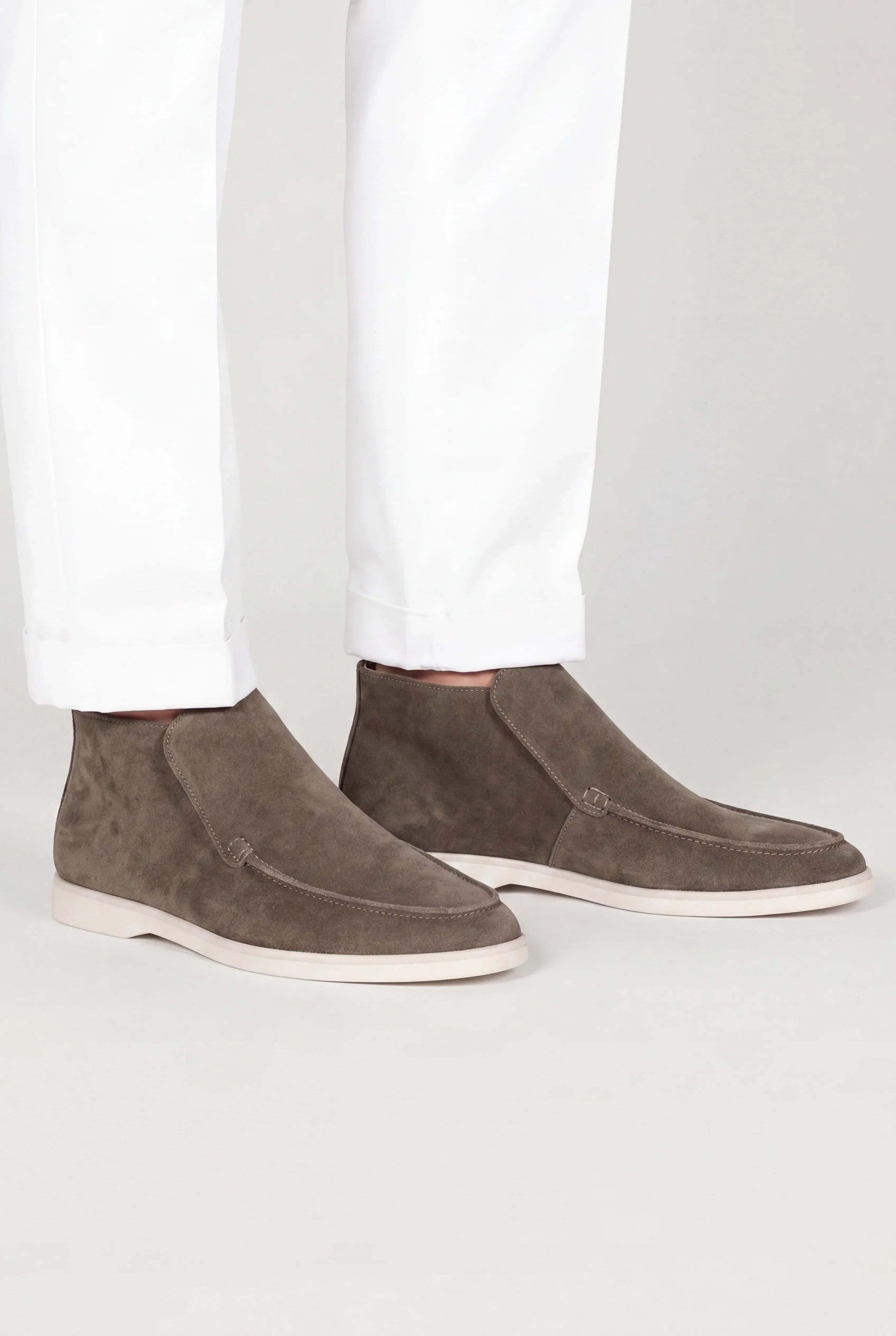 Olive Green City Loafers