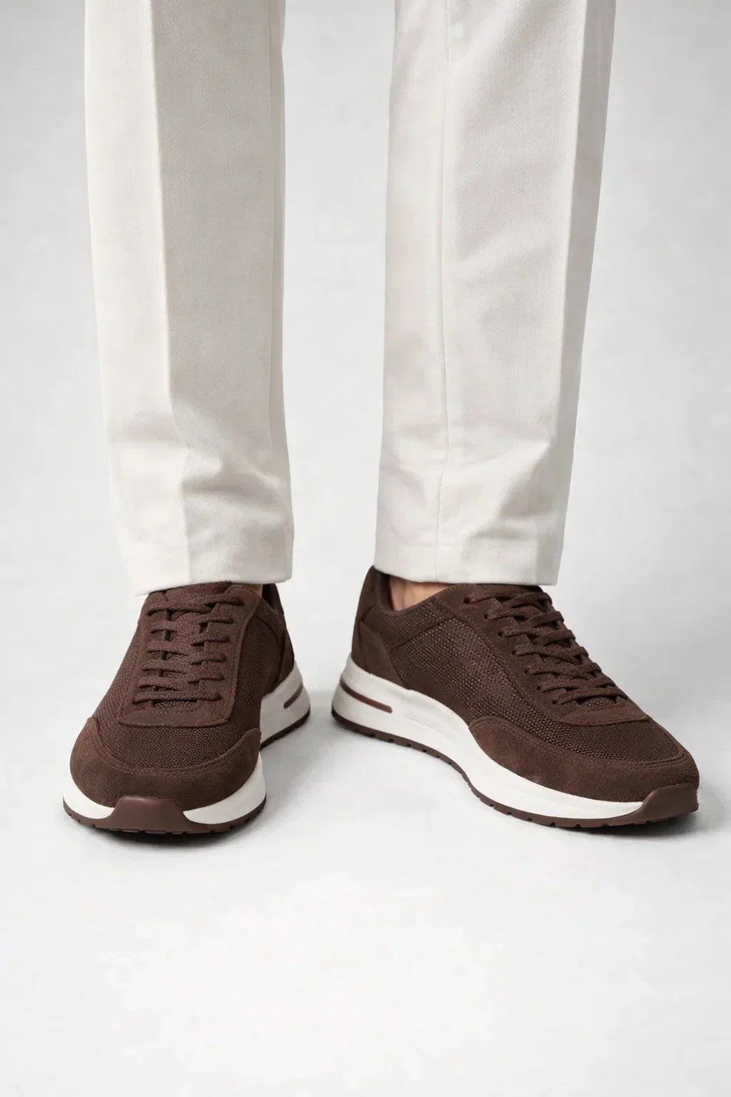Giuliano Suede City Sneaker Brown