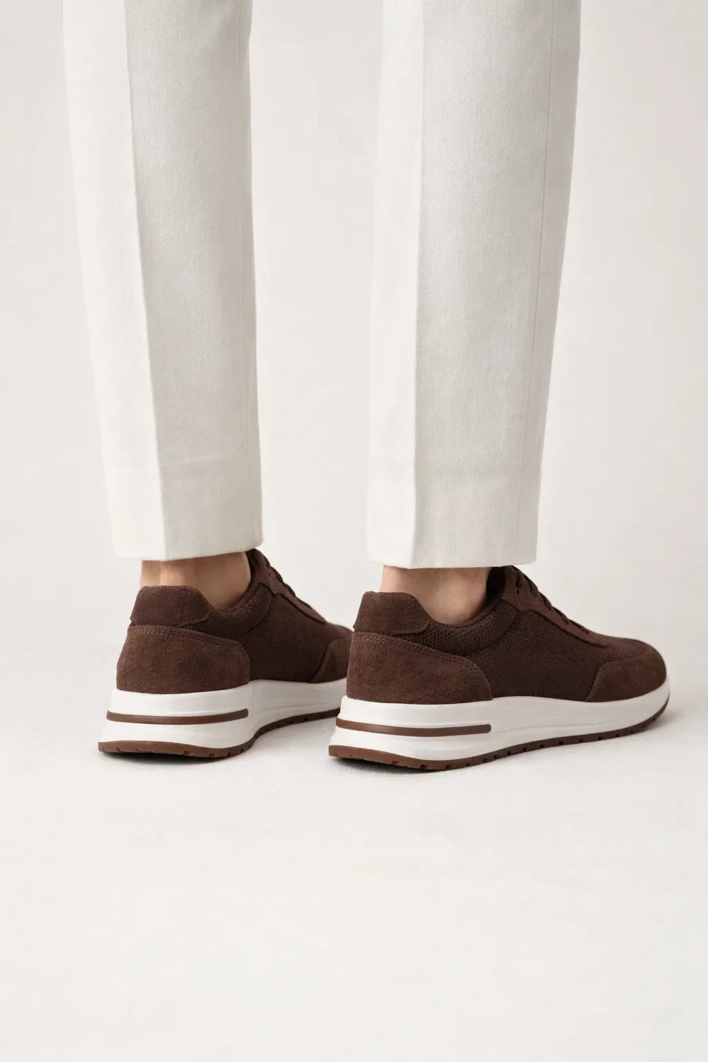 Giuliano Suede City Sneaker Brown